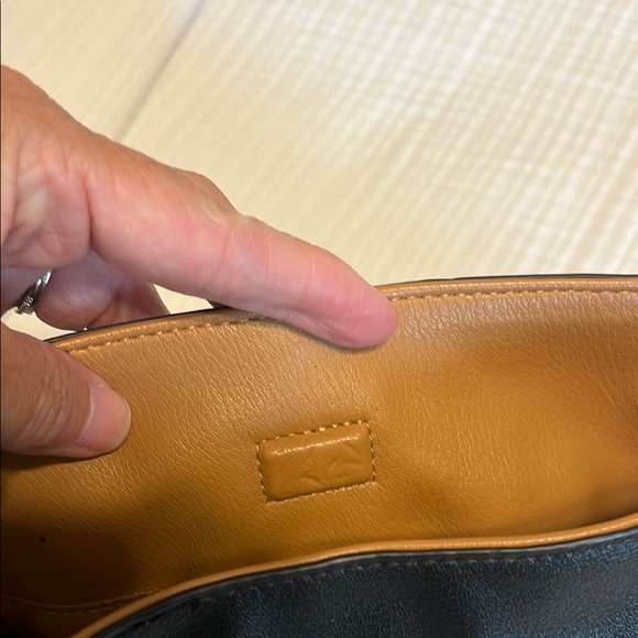 A New Day Black and Gold Crossbody Bag with Chain Strap - Picture 5 of 5